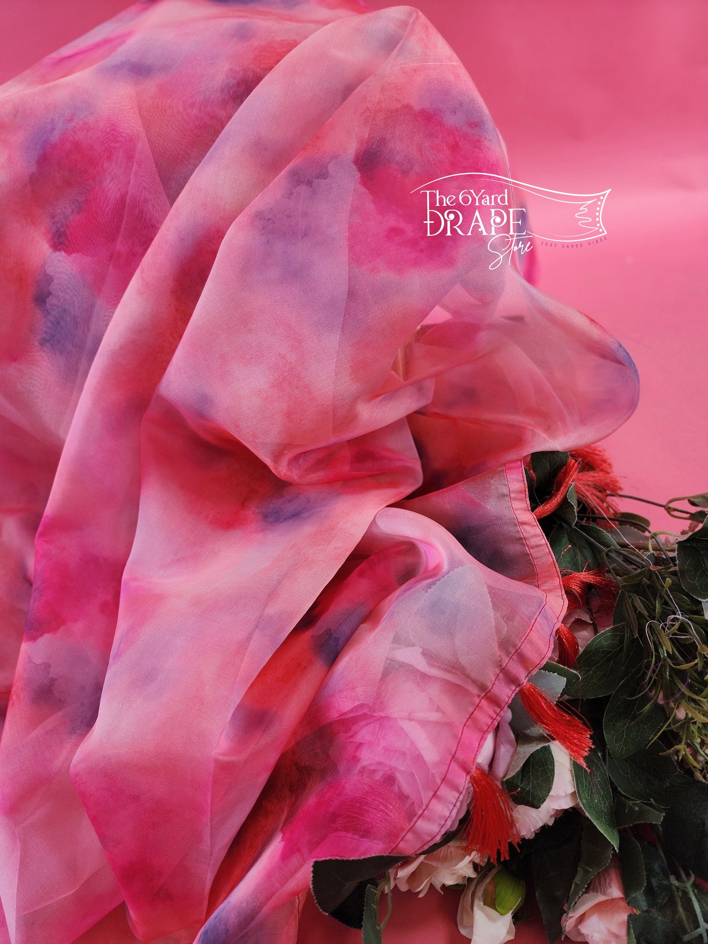 Tie and Dye Organza Saree